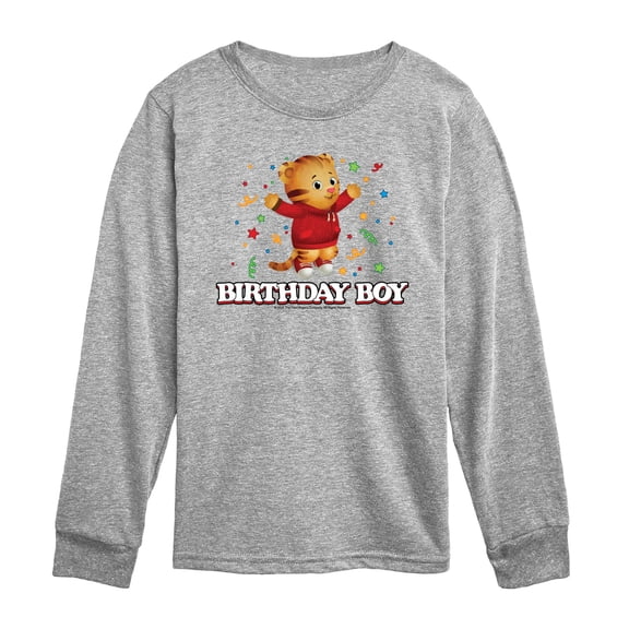 Daniel Tiger - Birthday Boy - Toddler Long Sleeve Graphic T-Shirt