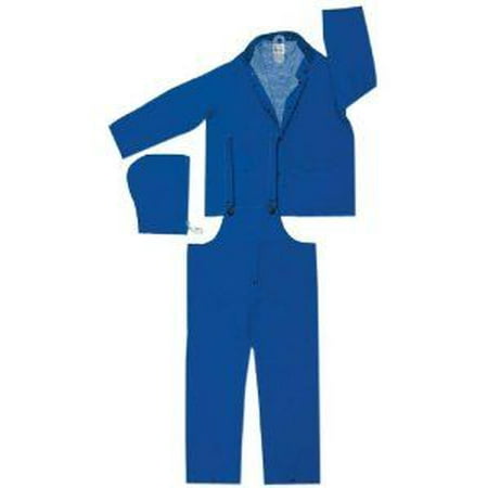 CLASSIC PLUS .35MM PVC/POLY SUIT 3 PC COLLAR BLU