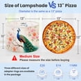 thumbnail image 2 of Linen Drum Lampshades Peacock Perched Branch Blossoming Traditional Chinese 13"x13"x10" Light Shade for Table Lamps Floor Lamp Shades Lampshade Replacement Assembly Required, 2 of 8