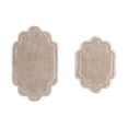 thumbnail image 2 of Home Weavers Cotton 2-Piece Bath Rug Set, Soft Absorbent Non-Slip Bath Mats, Machine Washable Bathroom Rugs,17x24 & 21x34 Inches, Linen, 2 of 7