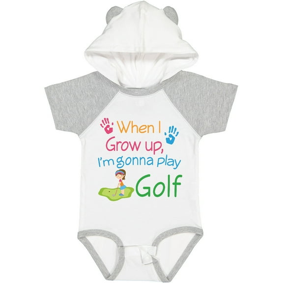 Inktastic Golfing Girls Future Golfer Girls Baby Bodysuit