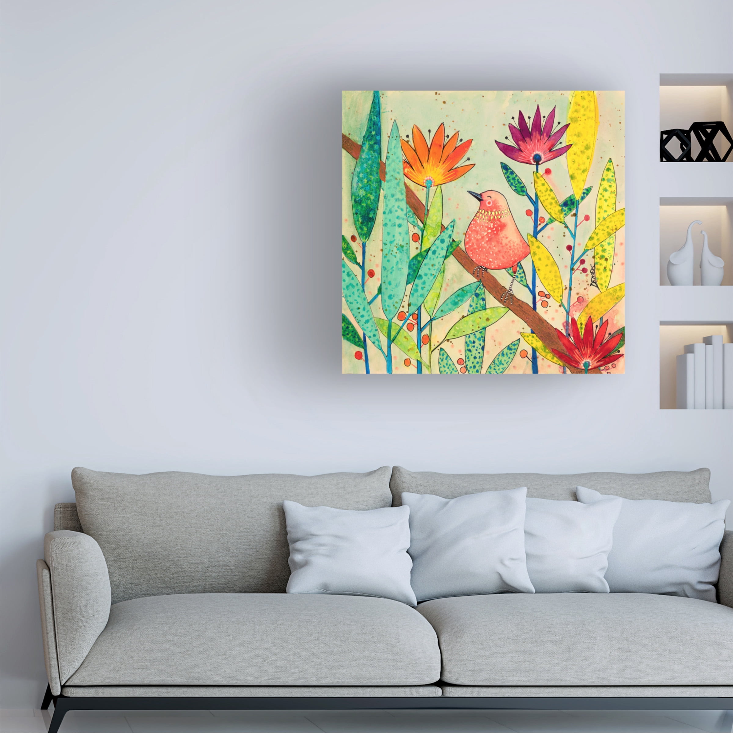 Sylvie Demers 'Rennaitre A Soi Meme Sylvie Demers' Canvas Art