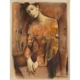 thumbnail image 3 of Amrhein, Elvira 15x18 Black Modern Framed Museum Art Print Titled - Harlequin, 3 of 5