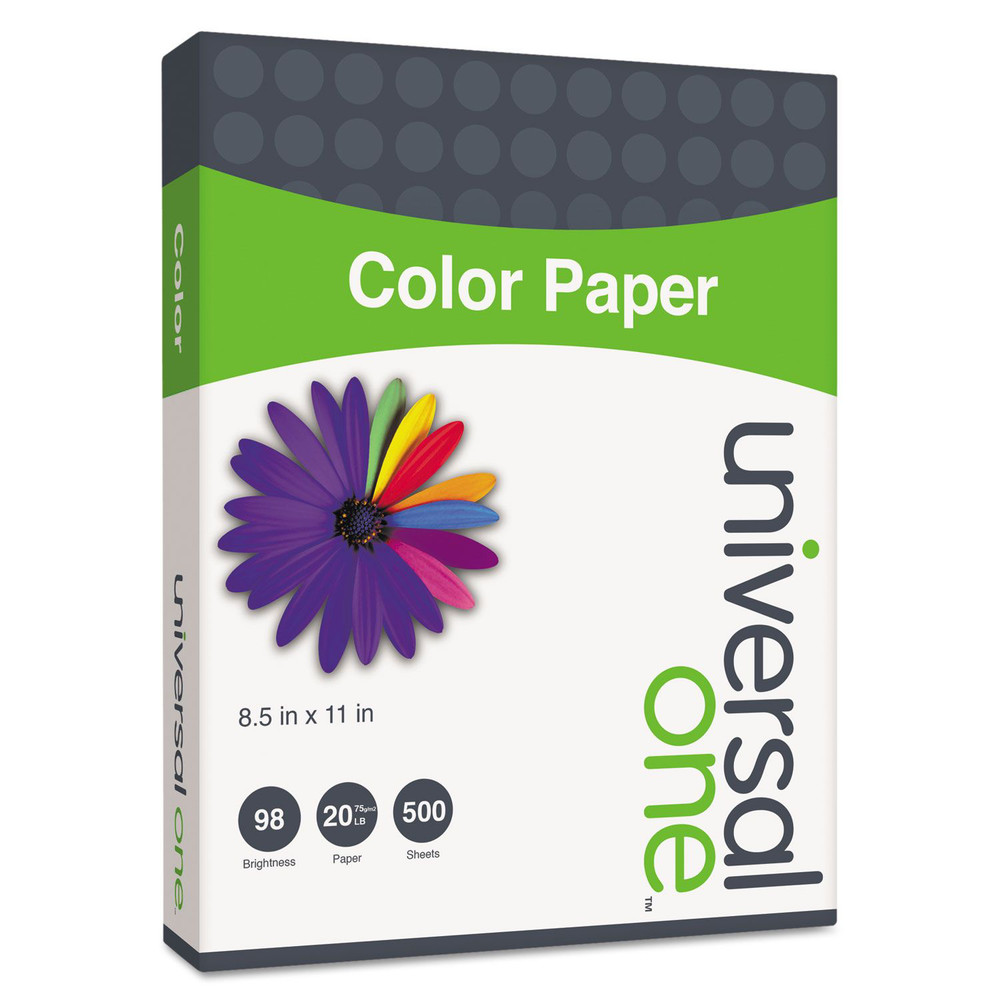 Universal UNV11204 8.5 in. x 11 in. 20-lb. Deluxe Colored Paper - Pink  (500/Ream) 