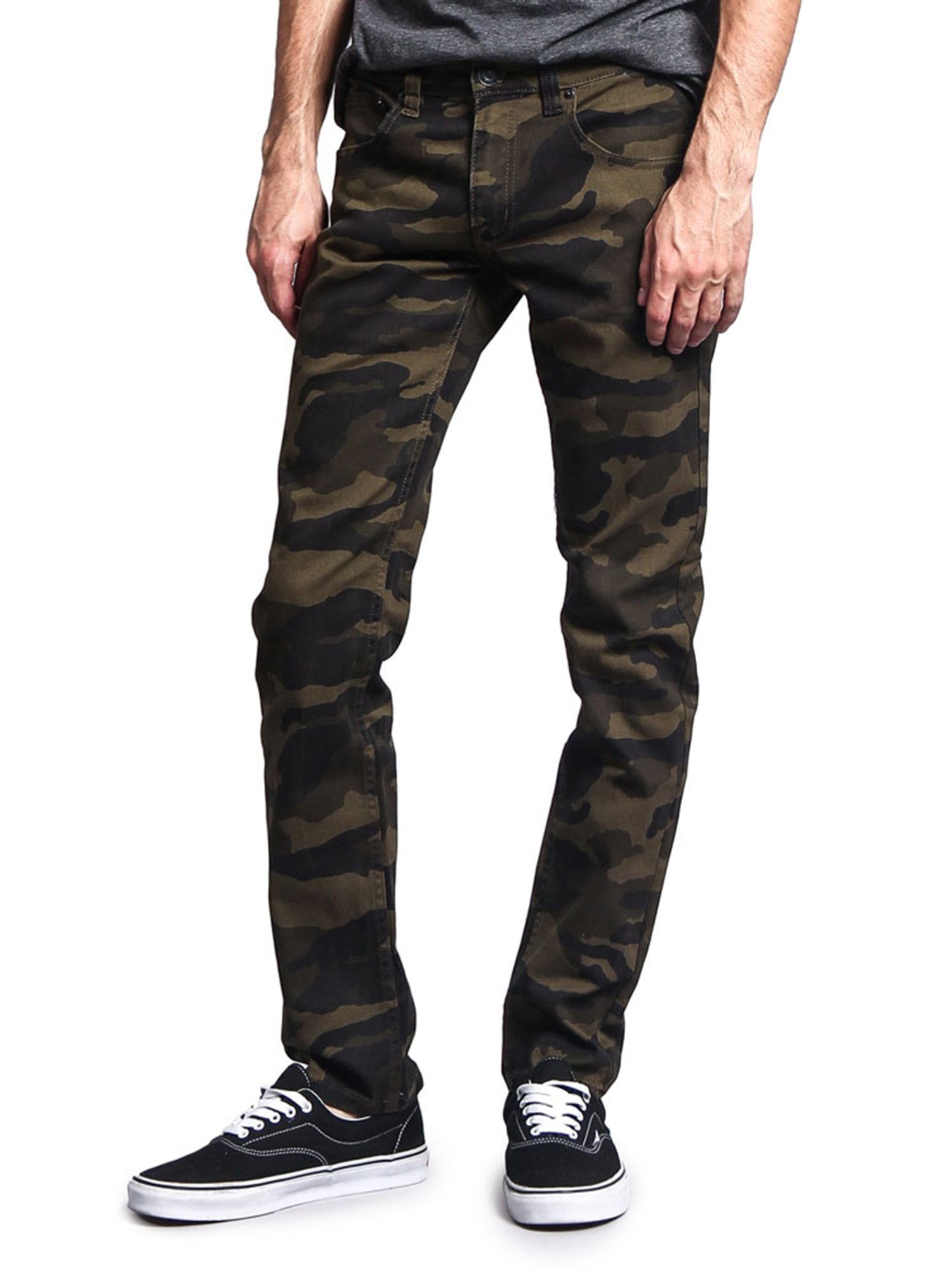 khaki camo cargo pants