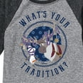 thumbnail image 3 of Frozen 2 - Whats Your Tradition - Toddler And Youth Raglan Graphic T-Shirt, 3 of 5