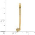 thumbnail image 3 of 14k 3-D Single Golf Club with Ball Charm Yellow Gold Solid Luxe Exquisite Delicate An unforgettable keepsake to treasure forever, 3 of 5