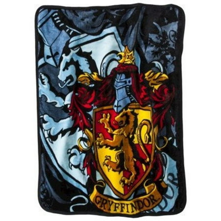 Harry Potter Gryffindor Shield 46 X 60 Micro Raschel Fleece Throw Blanket Walmart Com Walmart Com