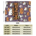 thumbnail image 5 of Halloween Cute Hello Kitty Blanket Kawaii Air Conditioning Blanket Nap Blanket Bed Living Room Blanket 50x60 H-11, 5 of 5