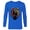 Navy, variant on Marvel Studios Deadpool & Wolverine Side-by-Side Claw Icon - Long Sleeve T-Shirt for Men - Customized-White