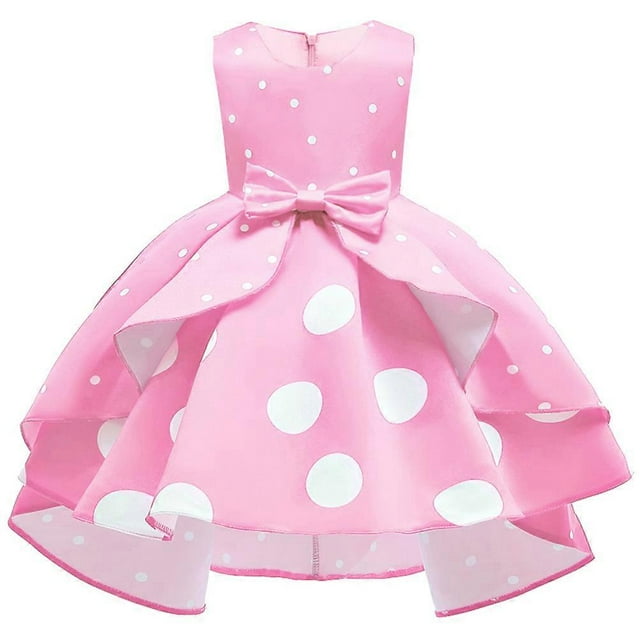 Sleeveless Vintage Dress for Girls Comfortable to Wear Suitable for Summer 120cm 1Pcs