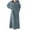 Blue, variant on felwors Women's Winter Flannel Nightgown - Fleece Loungewear, Round Neck Pullover, Warm & Comfortable Pajamas Purple, M