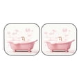 thumbnail image 7 of Haiem Cute Bathtub Windshield Sun Shade: Universal Foldable 2-Piece Car Front Window Sunshade - Blocks Uv Rays, And Reduces Heat,Essential Car Accessory Large, 7 of 7