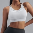 thumbnail image 6 of vdgthytj Yoga Tank Tops for Women with Built in Bra Sleeveless Crew Neck Cross Back Slim Fitted Quick Dry Gym Workout Crop Tops, 6 of 6