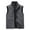Gray, variant on Aueoeo Fuzzy Vests For Men Outdoors Spring Warm Waistcoat Stand Collar Full Zipper Work Jackets With Pockets