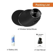 J-Tech Digital Wireless Ergonomic Vertical USB Mouse with Adjustable Sensitivity (600/1000/1600 DPI), Scroll Endurance, Removable Palm Rest & Thumb Buttons [V628P]