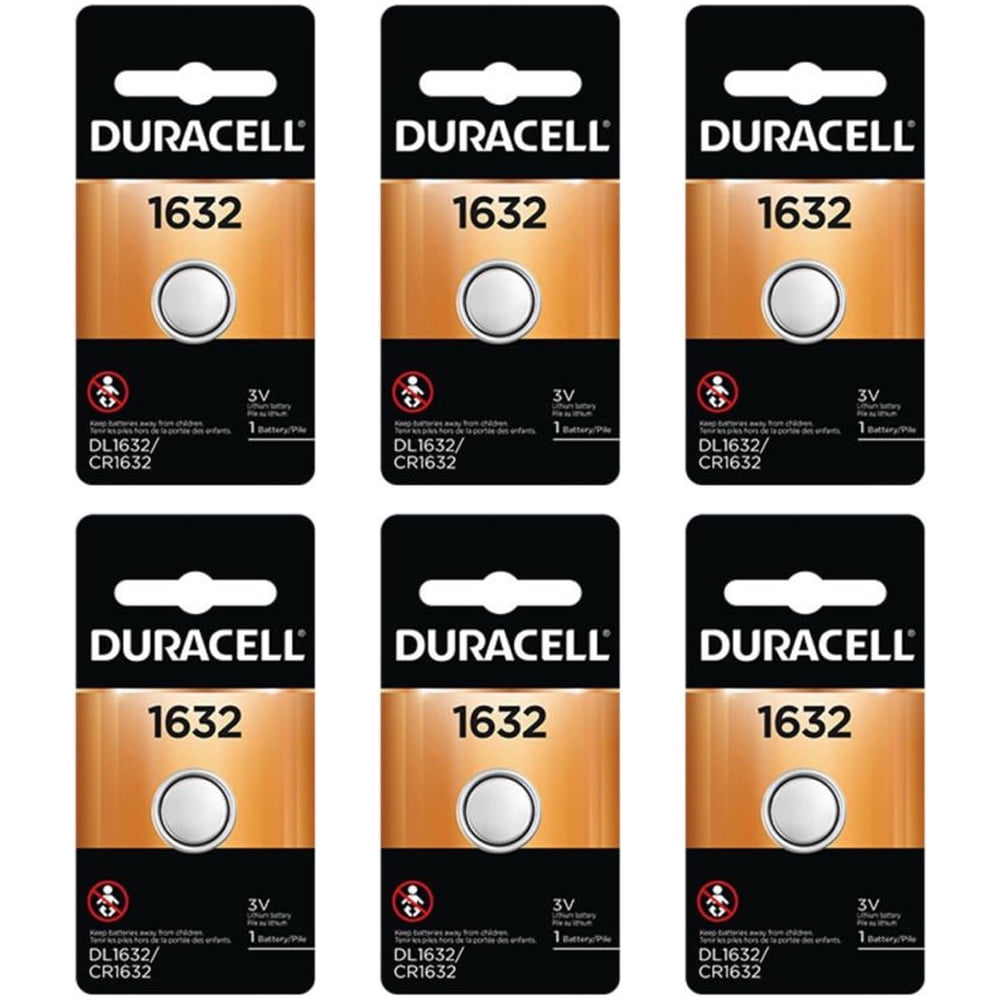 Duracell CR1632-C1 Lithium 3V Coin Cell 1 Card Of 1 Cell 