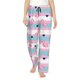 thumbnail image 1 of Fotbe Flamingo1 Pantalones de Pijama para Mujer, Pantalones de Dormir, Pantalones Pj con Cordón y Bolsillos-XX-Large, 1 of 6