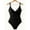 95-black one piece swimsuit women, variant on UPPADA Womens One Piece Swimsuit Solid Color Tummy Control Bathing Suits Spaghetti Straps Full Coverage One Piece Swimsuit Cute Beach Outfits Blue,L