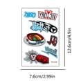 thumbnail image 4 of Adhesivo de tatuaje HUOGUO, impermeable, para fanáticos del sudor, fútbol, x10, 4 of 5