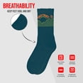 thumbnail image 3 of HIGHTIMES Magazine Officially Licensed Socks, Funny Novelty Crew Socks, Fun Unique Patterns And Designs, 3 of 6