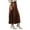 Gold, variant on Fsqjgq Women's Long Metallic Shiny Pleated Skirt Fall Winter Fashion A Line Ruffles Swing Maxi Skirt Versatile Leather Skirts