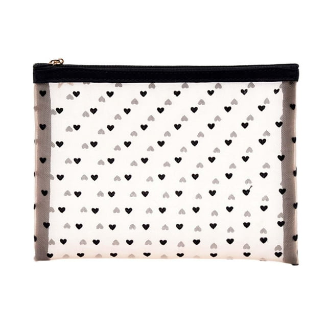 Bolsa de maquillaje de viaje, bolsa de cosméticos de gran capacidad, multiusos con bolso con cremallera, portátil para baño, dormitorio, Camping al Departamento