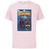 Marvel Deadpool Secret Secret Wars Action Figure Cover Art - Short Sleeve Cotton T-Shirt for Adults - Customized-Soft Pink