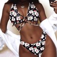 thumbnail image 2 of Bikini sexy de dos piezas para mujer, traje de baño con almohadilla de realce, conjunto de ropa de playa Fridja  nalpqowj54475, 2 of 6