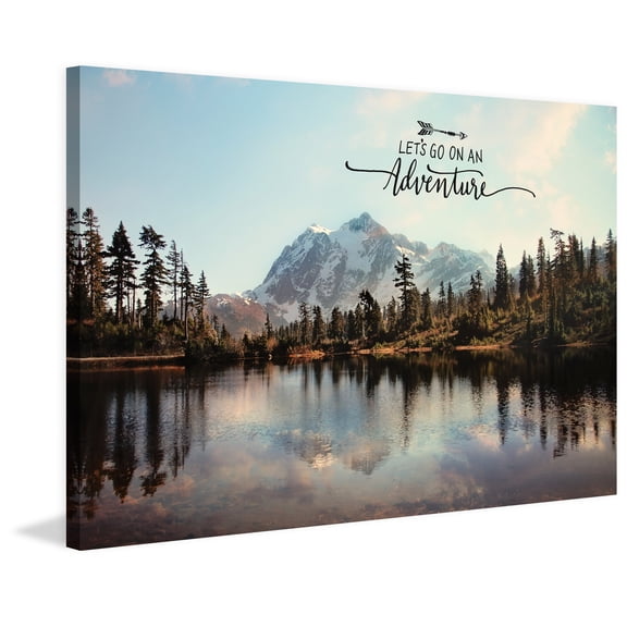 "Lets Go on an Adventure" Painting Print on Wrapped Canvas