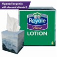 thumbnail image 1 of Royale Velour Lotion, 3 Ply Facial Tissue, 1 Cube Box, 54 Tissues per Box, 54 tissues per pack, 1 of 1