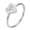 Silver-Black, variant on 11 11 Angel Number Ring for Women Heart Stainless Steel Lucky Band Cute Love Inspirational Everyday Gift Simple Statement Personalized Jewelry Silver Black Size 10