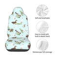 thumbnail image 4 of Wukai Duck Animals Farm Full Set Car Seat Covers with Soft Padding Universal Auto Front Seats Protector and Cushion Mat, 4 of 5