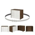 thumbnail image 5 of Myro Kitchen Island Natural Walnut and White, 5 of 22