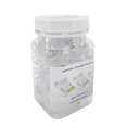 thumbnail image 1 of FixtureDisplays® Cable Connector Gold-plated 100 pieces End-pass RJ45 Cat5 Cat5e Connector 15272, 1 of 7