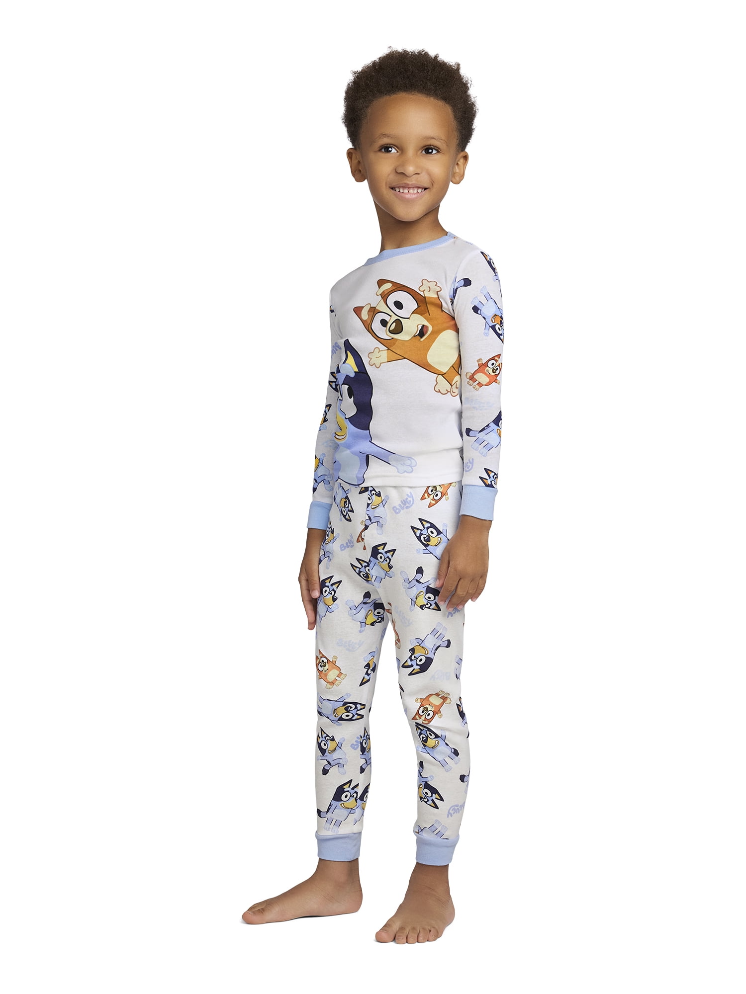 Character Toddler Long Sleeve Shirt and Pants Pajama Set, 2-Piece, Sizes 12M-5T