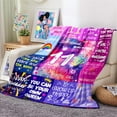 thumbnail image 3 of 11 Year Old Girl Birthday Gifts - 11th Birthday Gifts Throw Blanket for Girls Crown Throw Blanket Birthday Decorations for Girls Soft Flannel Throw Blanket Gift for Kids Girls Room Decor,50"x40", 3 of 6