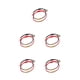thumbnail image 3 of Minnieouse 2 Pieces Tibetan Copper Beads Bracelet Knot Men Women Jewelry Adjustable Red Bangle Lucky Lover Black Braided Drawstring Type2 NO2, 3 of 6
