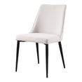thumbnail image 2 of Moe's Home Collection Chaises de Salle à Manger Lula, Avoine & Blanc (Ensemble de 2), 2 of 5