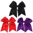 thumbnail image 1 of WORGEOUS 3 unids Halloween Halloween Bow Glitter Pein Bows Soporte de cola de lentejuelas para mujeres niñas, 1 of 9