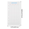 thumbnail image 3 of SHISUYAN 40 Sheets A6 Size 6-Hole Paper Refills For Notebook Planner Journal Dairy, 3 of 8