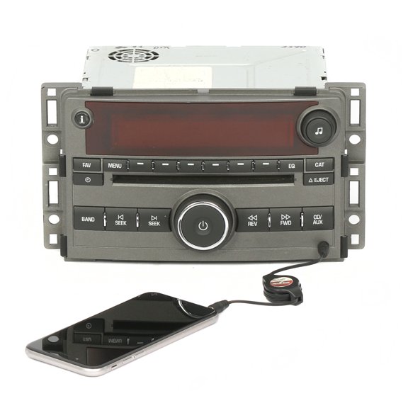 Restored Saturn 2007-2008 Aura AM FM Radio mp3 Single Disc CD Receiver w Aux 15835877 US8 (Refurbished)