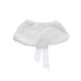 thumbnail image 2 of YUUMIN Kids Girls Faux Fur Shoulder Cape Wedding Flower Dress Wraps Bolero Shrug White One_Size, 2 of 4