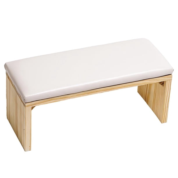 Herramienta De Almohada De Mano Para Decoración De Uñas, Cojín De Estilo Simple De Registro Suave, Máquina De Terapia De Luz Duradera, Alfombrilla De Mesa De Madera Maciza, Diseño De Doble Capa Speravity CE002929-00