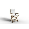 thumbnail image 6 of Curated Maison Cateline 7-Piece Rectangular Teak Outdoor Dining Set in White, 6 of 8
