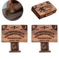 thumbnail image 1 of Pizarra en miniatura con cajón para ouija, madera, color marrón, 1 of 7
