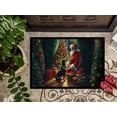 thumbnail image 3 of Doberman Pinscher and Santa Claus Doormat 27 in x 18 in, 3 of 5