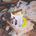 thumbnail image 5 of 3dRose, Vintage Child and Fireworks, 15oz Two-Tone Yellow Mug, 5 of 7