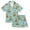Cute Otter Pattern, variant on Silky Satin Kids' Pajama Set Breathable & Smooth Unisex Button-Down Pajamas Cute Otter Pattern