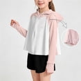 thumbnail image 2 of Abtuhar Boys and Girls Fall Winter Hooded Casual Outerwear and Jackets Upf50 Plus Breathable Outdoor Zip‑up Sun‑protection Coat for 1‑13 Years, 2 of 5